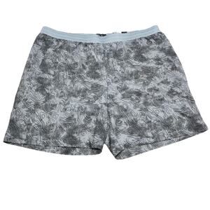FLX Dynamic Stretch Men’s Shorts 7 Inch Inseam XL Camouflage Gray Wicking